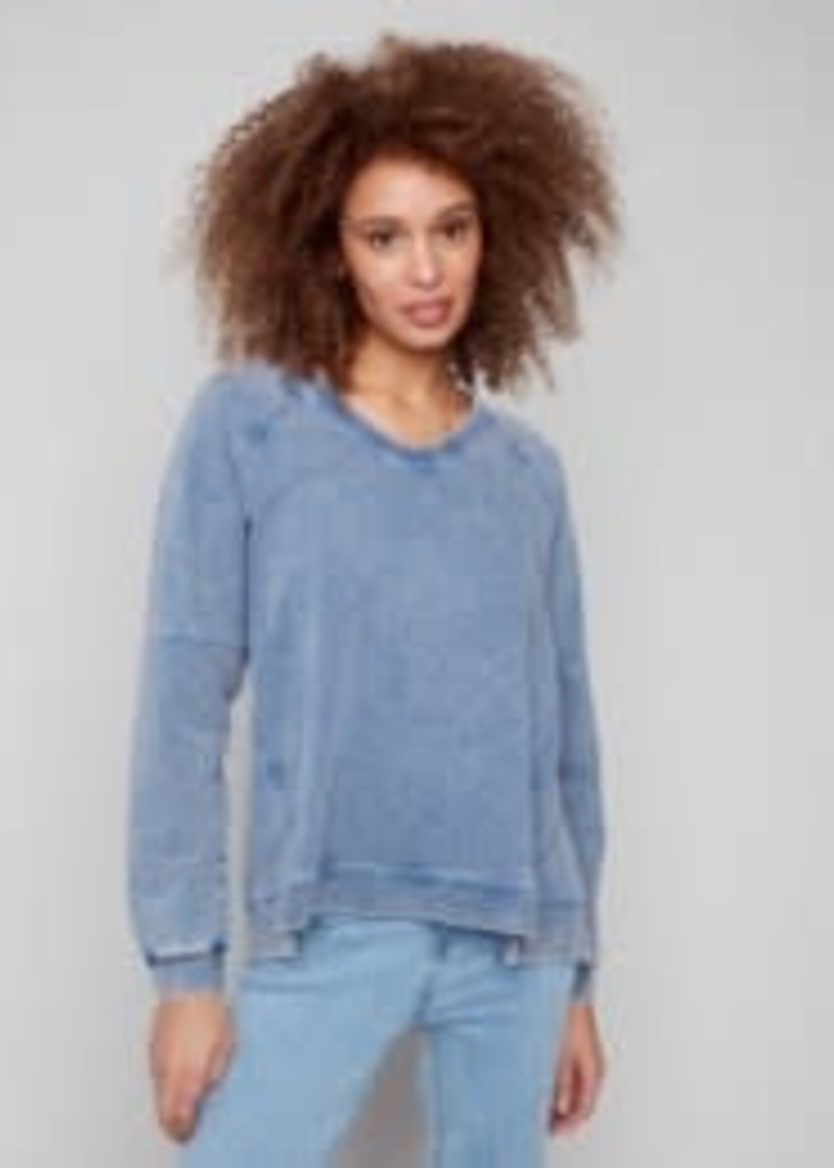 Charlie B V-Neck Raglan Sleeves Top