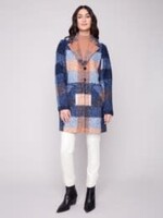 Charlie B Boucle Knit Tailored Collar Coat