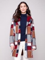 Charlie B Crochet Patch Work Long Coat