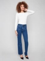 Charlie B Patch Pocket Flare Jean