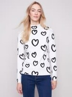 Charlie B Reversible Heart Sweater
