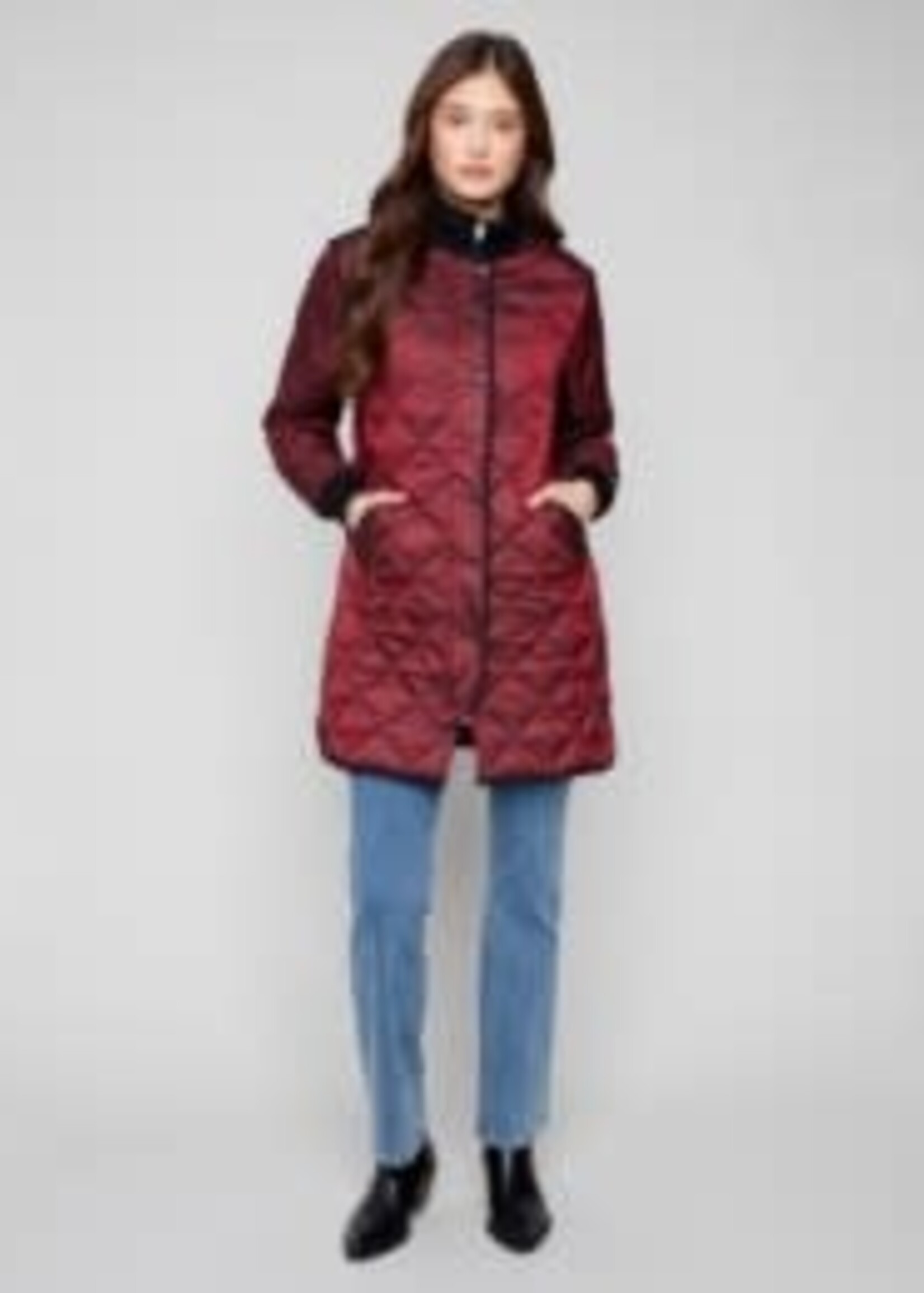 Charlie B Long Quilted Puffer Jacket