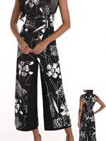 Frank Lyman Metallic Floral Side embellished Jumpsuit