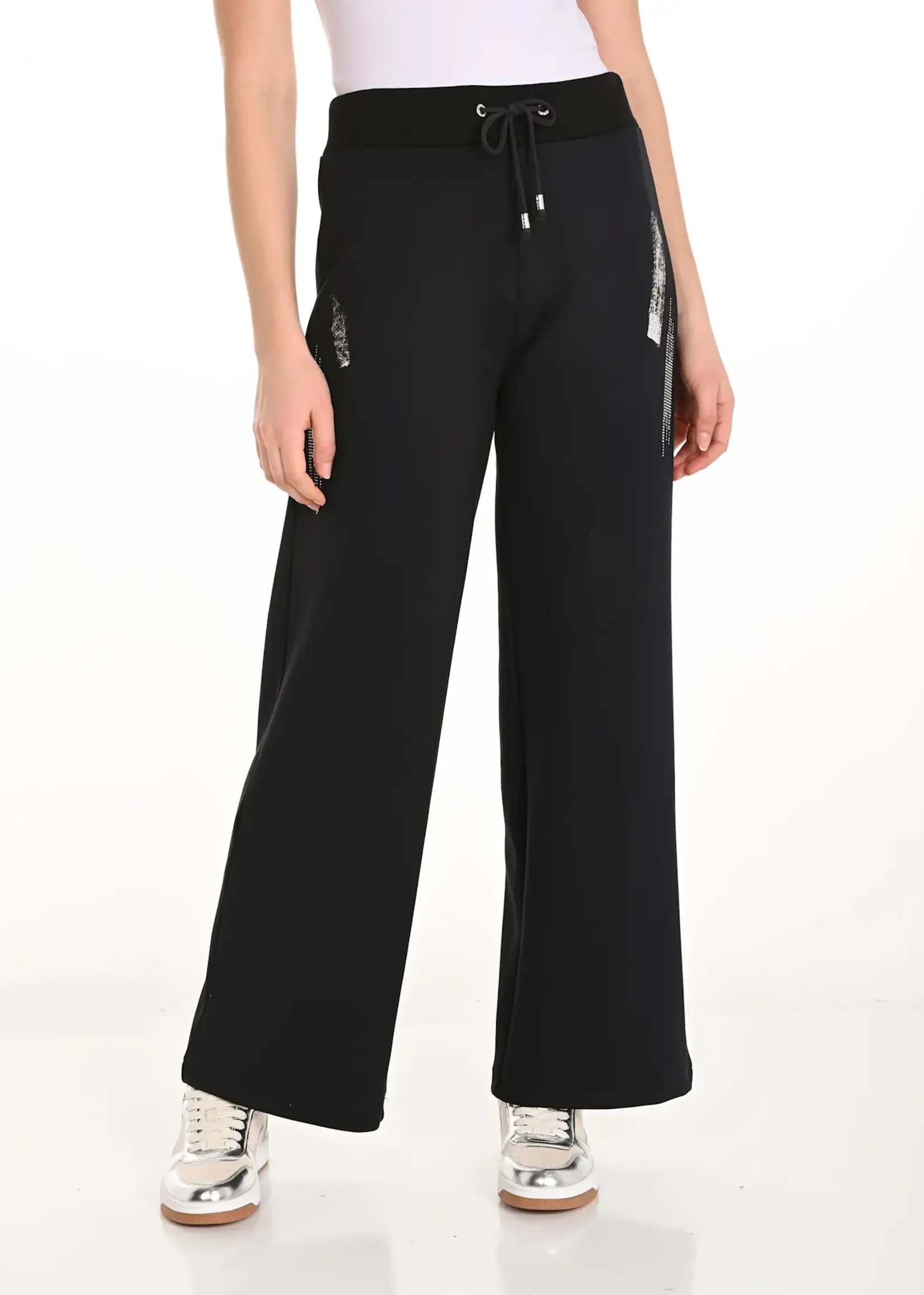 Frank Lyman Elevated Knit Pant w/ Jewel Accents