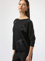 Joseph Ribkoff Embellished Boat Neck Sweater