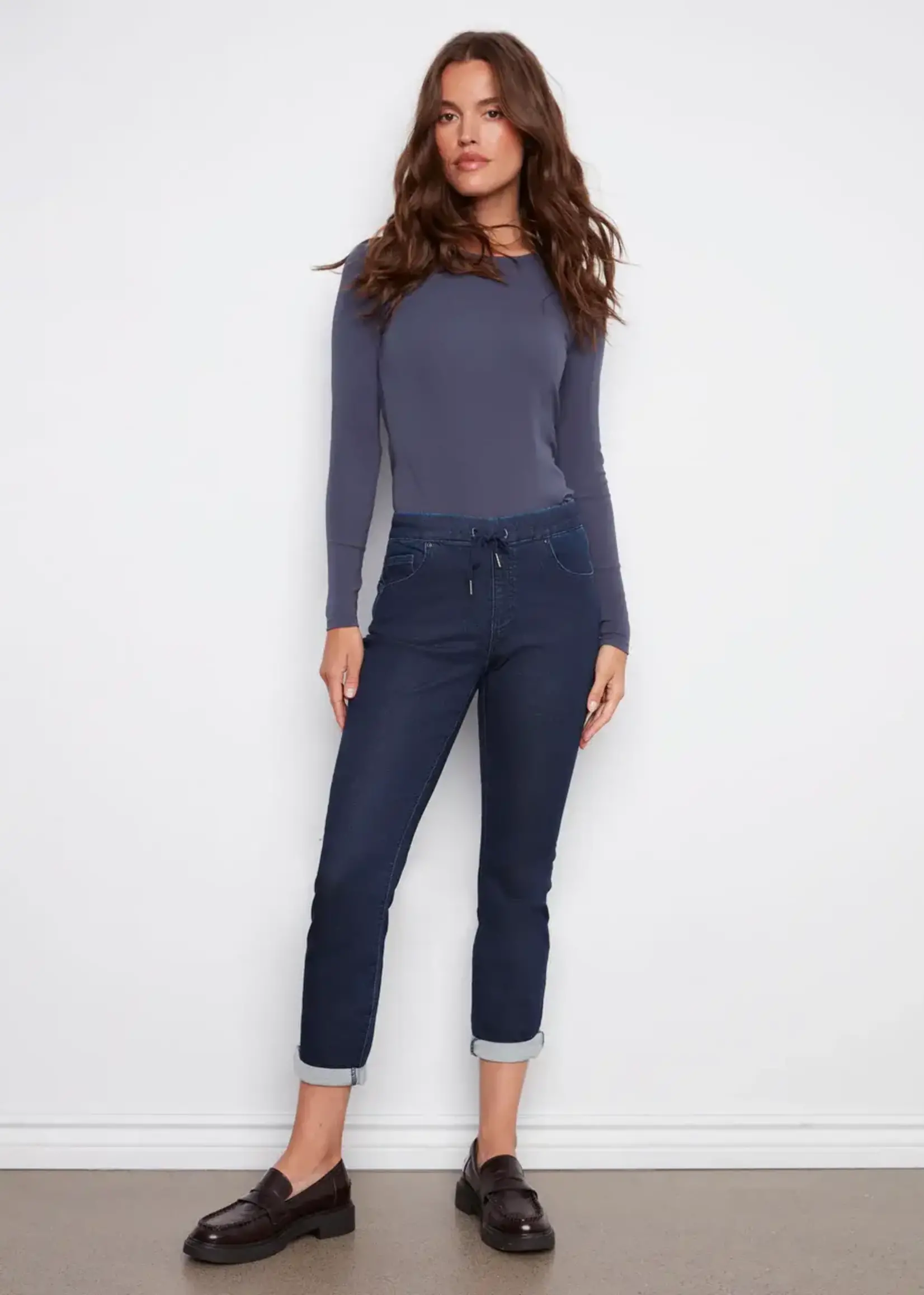 Charlie B Denim Knit Jogger