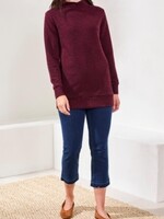 Tribal Invisible Pocket Tunic Sweater