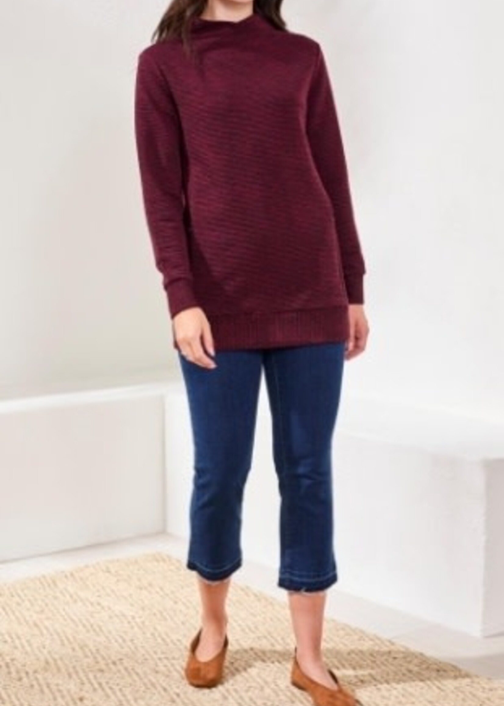 Tribal Invisible Pocket Tunic Sweater