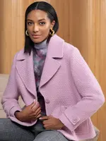 Alison Sheri Crop Tweed Jacket
