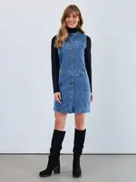 French Dressing Jeans Denim Vest Dress