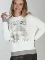 Frank Lyman Crew Neck Print Long Sleeve