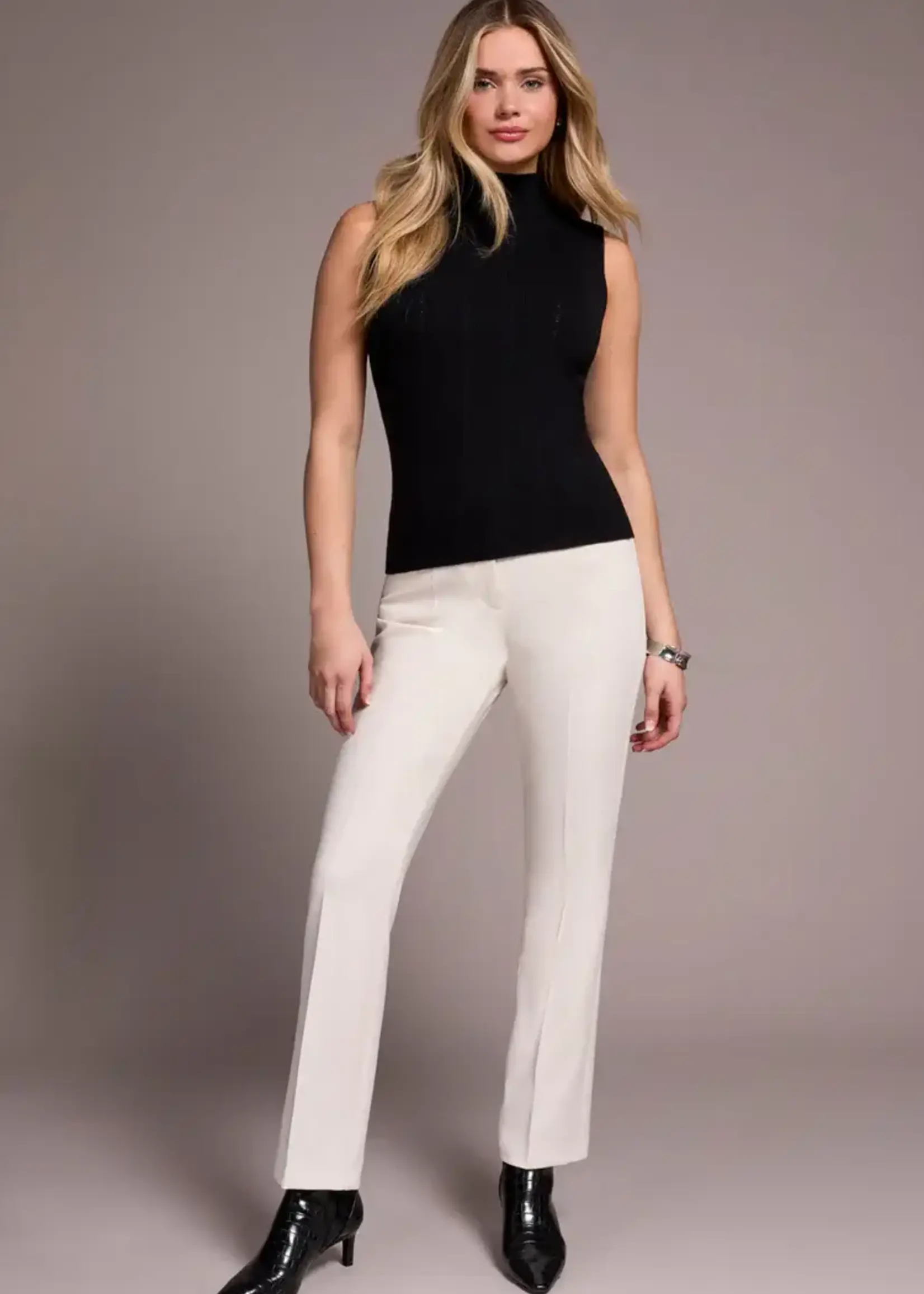 Tribal Textured Ribbed S.L. Mock Neck