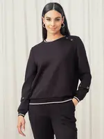 Elena Wang Delicate Eyelet Detail Sweater