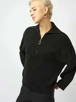 Joseph Ribkoff Collared Zip Relax Fit Top