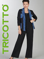 Tricotto Denim Mix Sequin Mix Blazer