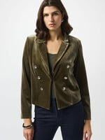 Joseph Ribkoff Velvet Double Breast Blazer