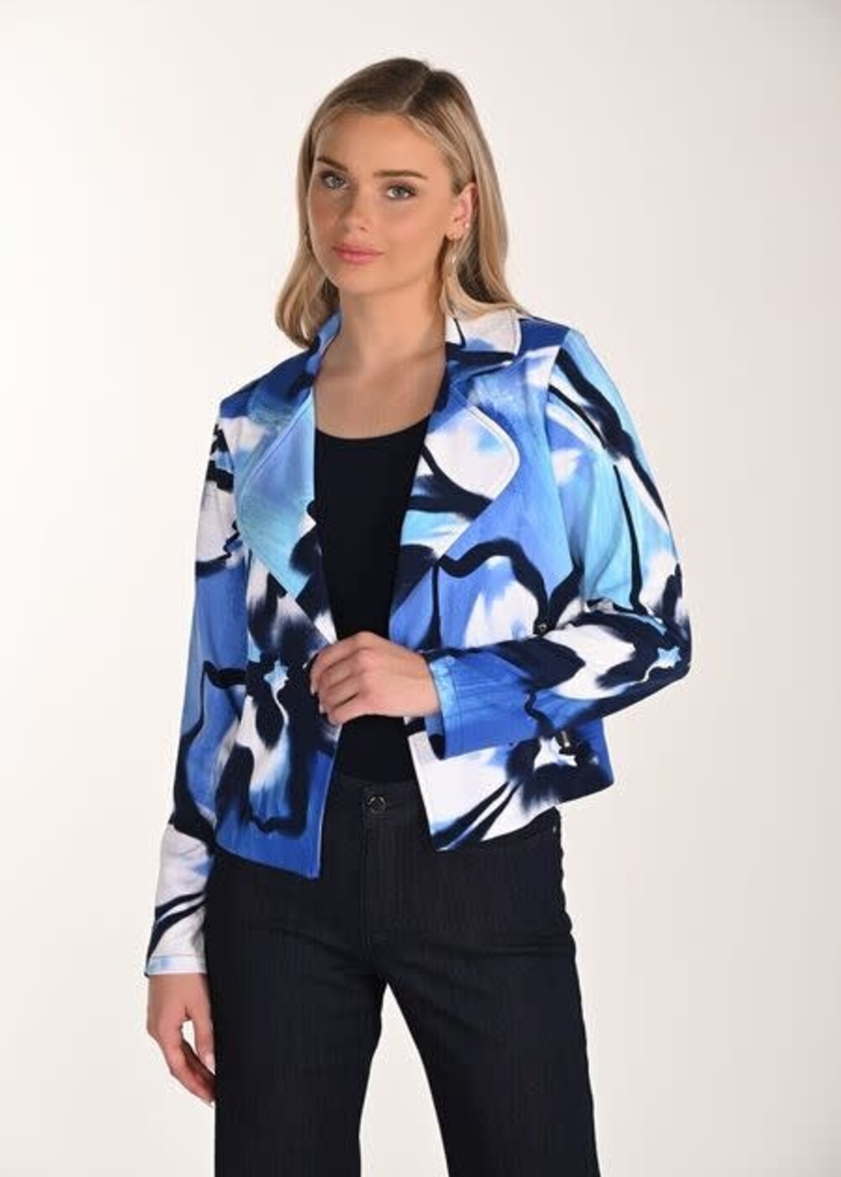 Frank Lyman Abstract Print Jacket