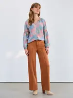 French Dressing Jeans Olivia Twill Wide Leg Jean