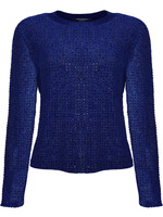 I.N.S.I.G.H.T Metallic Stud Weaved Top