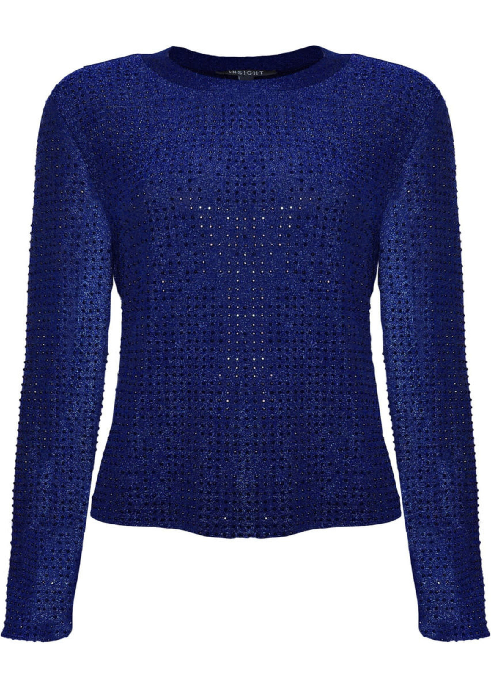 I.N.S.I.G.H.T Metallic Stud Weaved Top