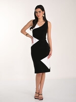 Frank Lyman Elegant V-neck Body Con Dress