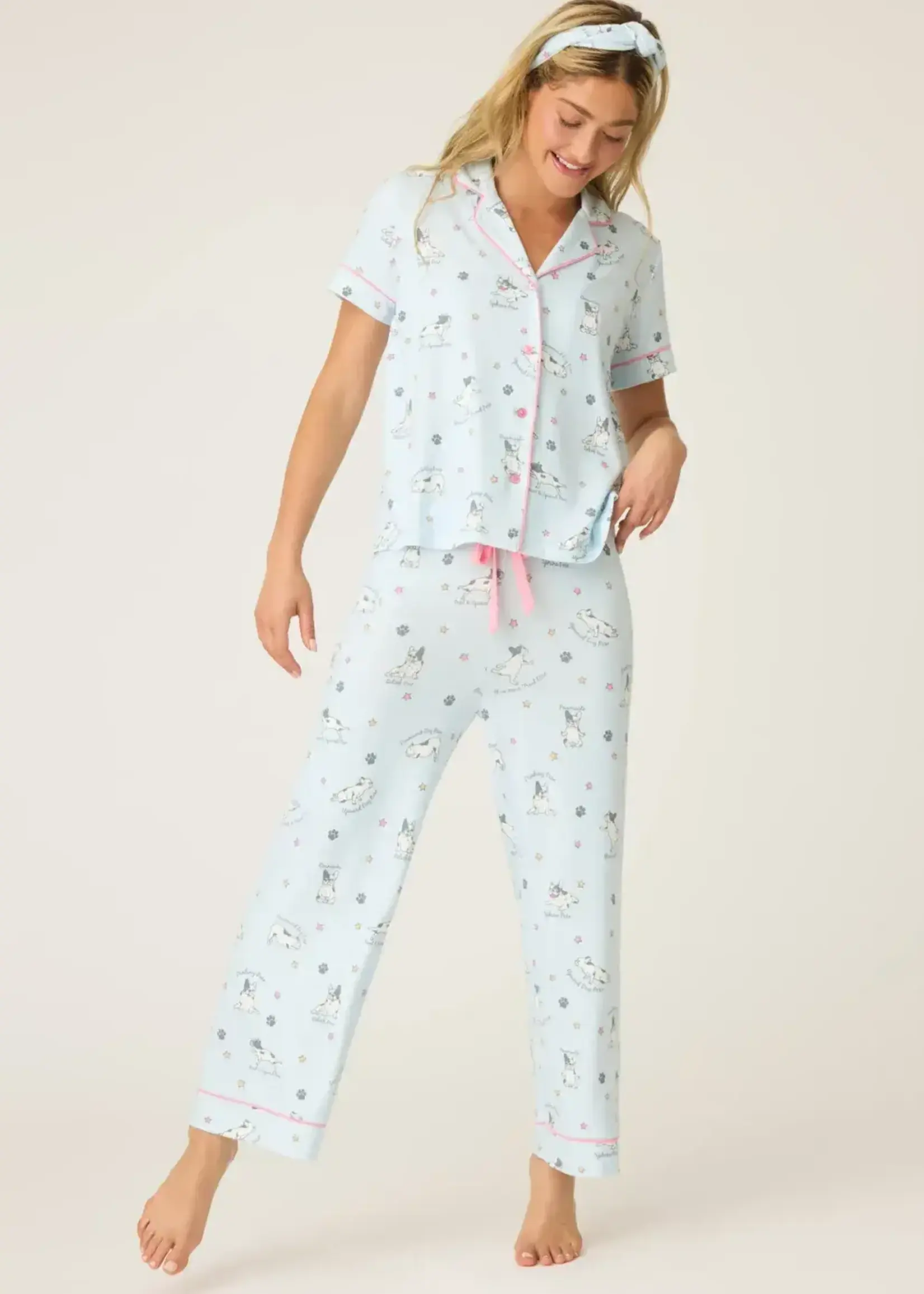 PJ Salvage Paws And Breathe 3pcs Pj Set