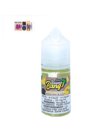 Banana Bang Banana Bang Salt Pineapple Coconut 30mL AB Banana Bang Banana Bang Salt Pineapple Coconut 30mL AB
