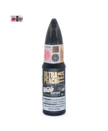 Riot Riot Ultra Peach Tea Hybrid Salts 30mL Riot Riot Ultra Peach Tea Hybrid Salts 30mL