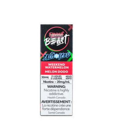 Flavour Beast Flavour Beast Salts Weekend Watermelon Iced 30mL 20mg AB Flavour Beast Flavour Beast Salts Weekend Watermelon Iced 30mL 20mg AB