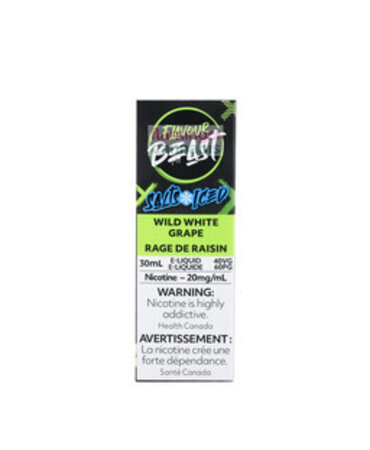 Flavour Beast Flavour Beast Salts Wild White Grape Iced 30mL AB Flavour Beast Flavour Beast Salts Wild White Grape Iced 30mL AB
