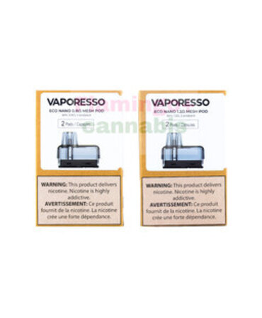 Vaporesso Vaporesso ECO NANO Refillable Replacement Pods 2/Pack Vaporesso Vaporesso ECO NANO Refillable Replacement Pods 2/Pack