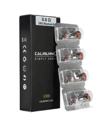 Uwell Uwell Caliburn G-Pod Replacement Coils 4-Pack 0.8ohm Mesh Uwell Uwell Caliburn G-Pod Replacement Coils 4-Pack 0.8ohm Mesh