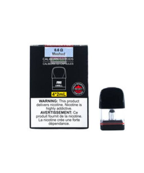 Uwell Caliburn G3/GPP Replacement Pods 4-Pack w/coil [CRC]