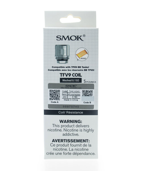 SMOK TFV9 Replacement Coils 5-Pack