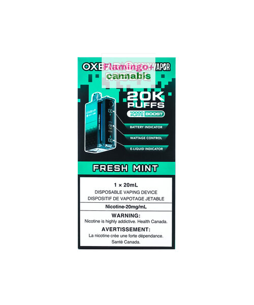 Oxbar M20k Puff Rechargeable Disposable Vape 20mg Fresh Mint AB