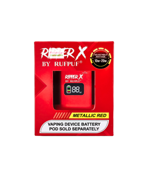 RufPuf Ripper X ULTRA Battery (10W-20W) 1000mAh Metallic Red