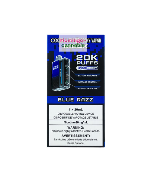 Oxbar M20k Puff Rechargeable Disposable Vape 20mg Blue Razz