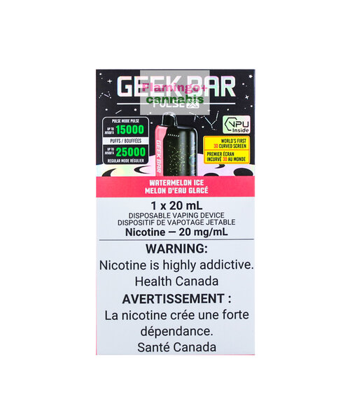 Geek Bar Pulse X 25k Puff Rechargeable Disposable 20mg Watermelon Ice