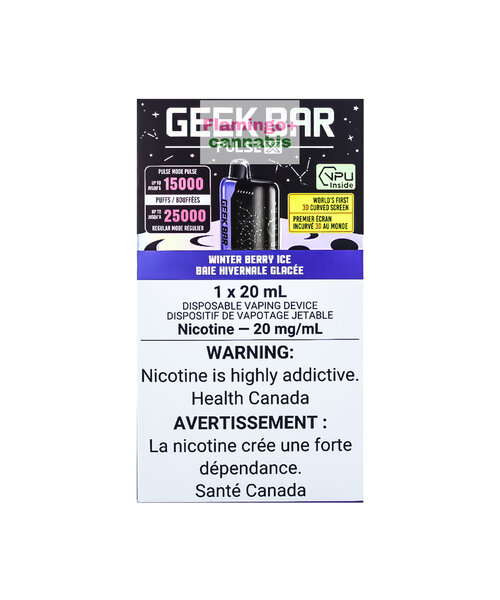 Geek Bar Pulse X 25k Puff Rechargeable Disposable 20mg Winter Berry Ice