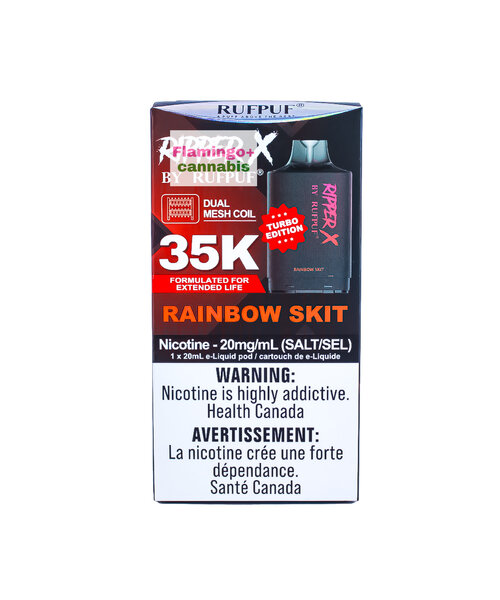 RufPuf Ripper-X Pre-Filled Pod 35k/50k Rainbow SKIT AB
