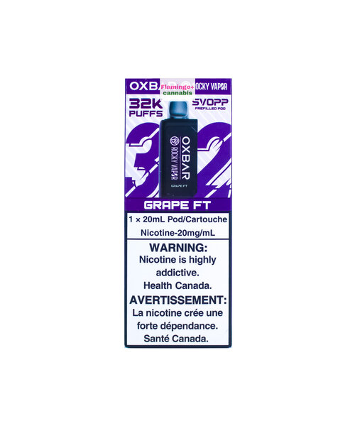 OXBAR SVOPP Pre-Filled Pod 32k Puff 20mL Grape FT AB