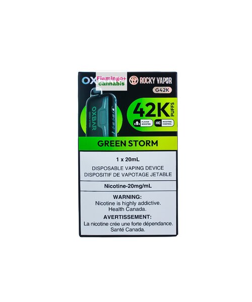 OXBAR G42K Rechargeable Disposable AB Green Storm