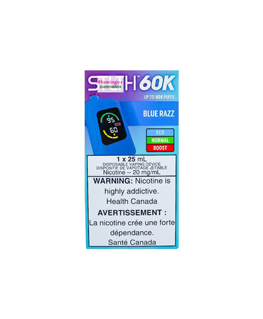 STLTH STLTH 60k Puff Rechargeable Disposable Blue Razz AB STLTH STLTH 60k Puff Rechargeable Disposable Blue Razz AB