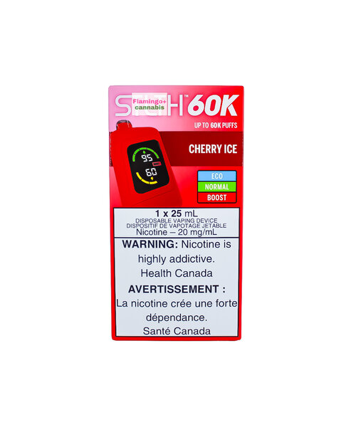 STLTH 60k Puff Rechargeable Disposable Cherry Ice AB