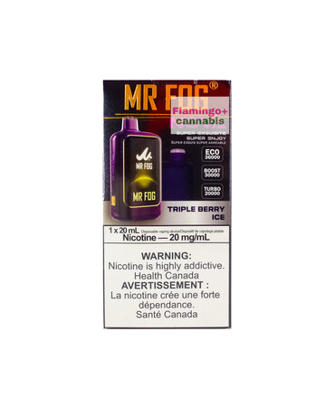 Mr Fog Mr. Fog NOVA Rechargeable Disposable AB Triple Berry Ice Mr Fog Mr. Fog NOVA Rechargeable Disposable AB Triple Berry Ice