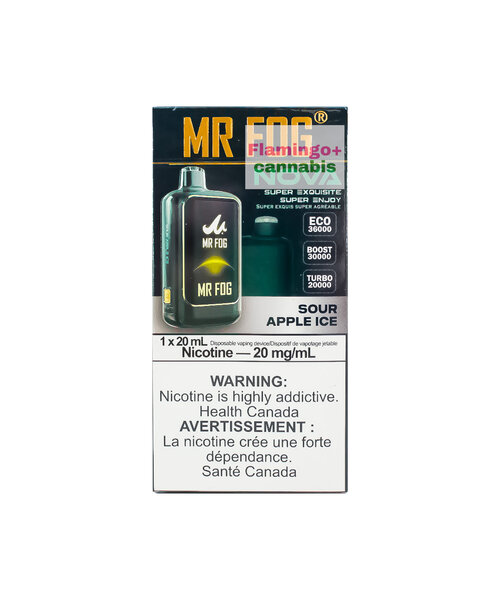Mr. Fog NOVA Rechargeable Disposable AB Sour Apple Ice