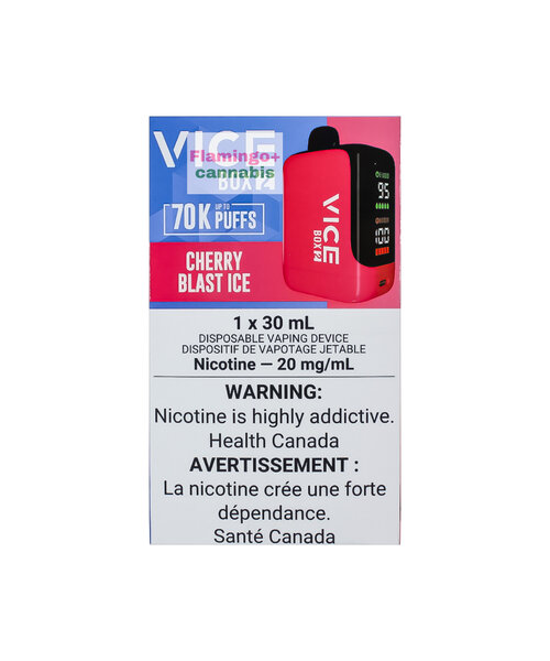 Vice Box 2 Rechargeable Disposable 20mg 70k Puff AB Cherry Blast Ice