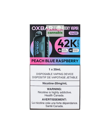 OXBAR OXBAR G42K Rechargeable Disposable Peach Blue Raspberry AB OXBAR OXBAR G42K Rechargeable Disposable Peach Blue Raspberry AB