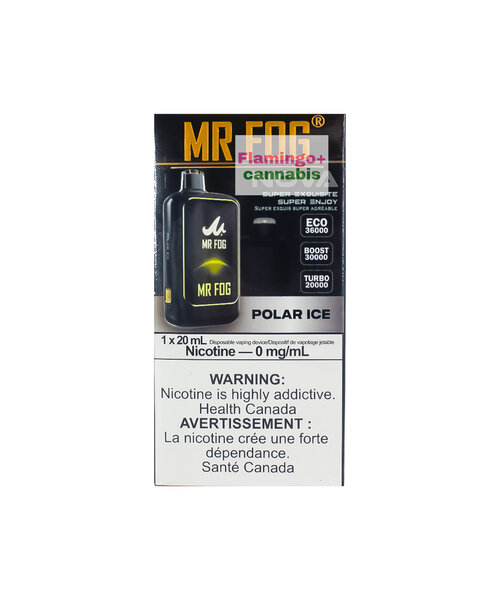 Mr. Fog NOVA Rechargeable Disposable AB Polar Ice ZERO NICOTINE