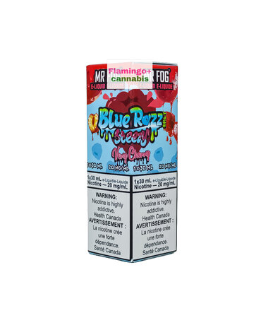 Mr Fog Mr Fog Salt 30mL 20mg AB Blue Razz Steezy Cherry Mr Fog Mr Fog Salt 30mL 20mg AB Blue Razz Steezy Cherry